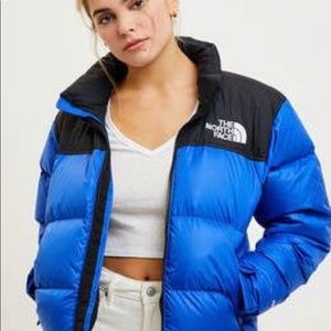 The North Face 1996 nuptse puffer jacket nuptse puffer jacket blue and black